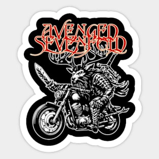 avenged biker Sticker